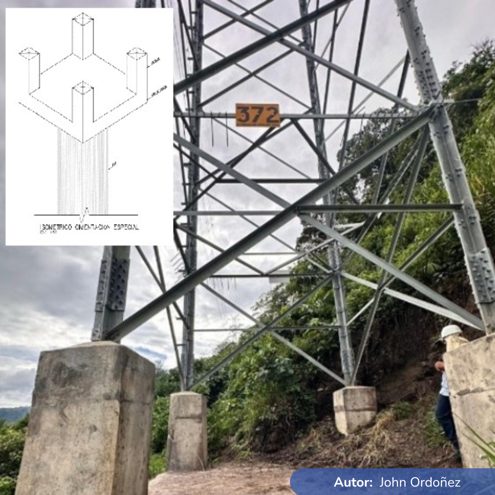 Diseño de cimentación especial Torre 500kV LT Virginia Nueva Esperanza