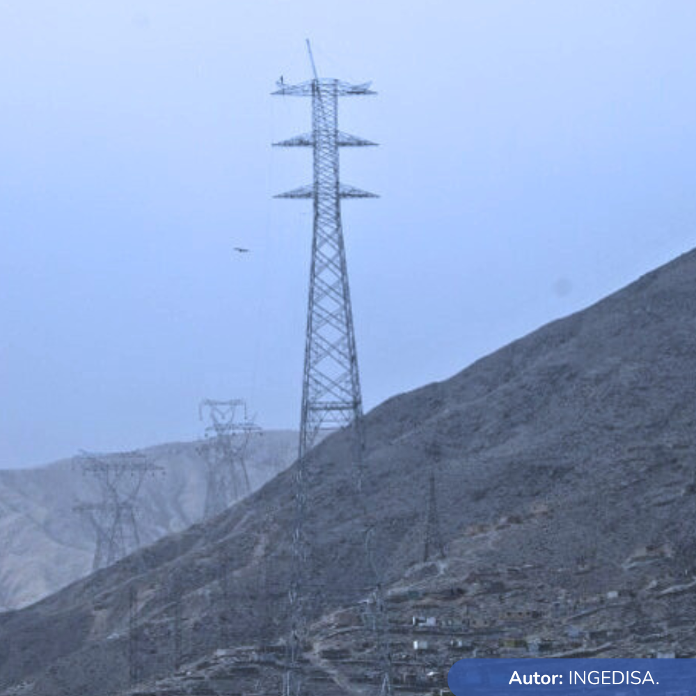 Torres de 500 kV y 230 kV convertibles a 500 kV 170m Cruce Rio Rimac y asistencia a las pruebas de carga.