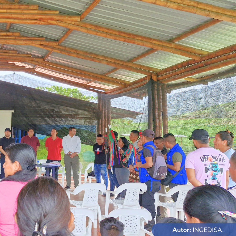 Consulta Previa con el Resguardo Indígena Guadualito del pueblo Nasa. Cliente GRUPO ENERGÍA BOGOTÁ