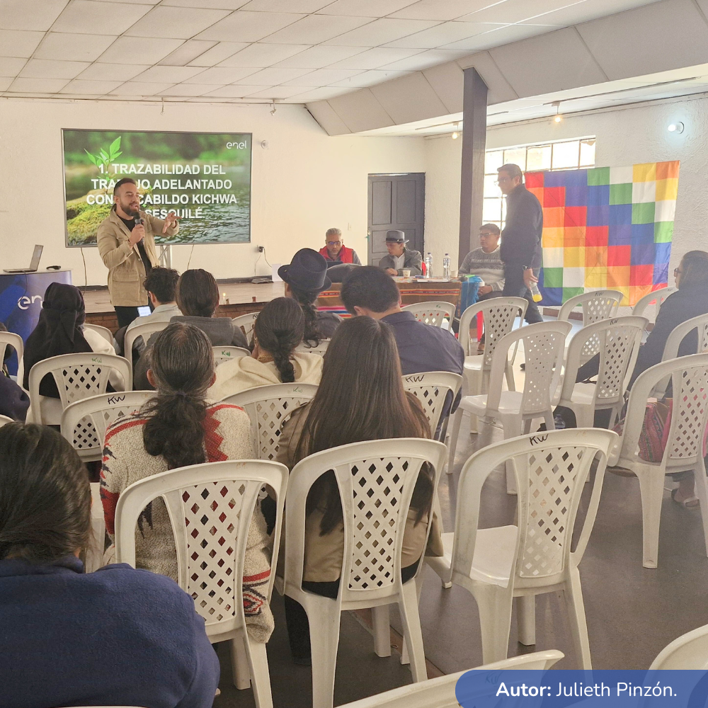 Proceso de consulta previa con la Parcialidad Indígena Kichwa de Sesquilé. Subestación Norte 230115 kV, Lineas de Transmisión de 115kV y Módulos de conexión. Cliente ENEL COLOMBIA.